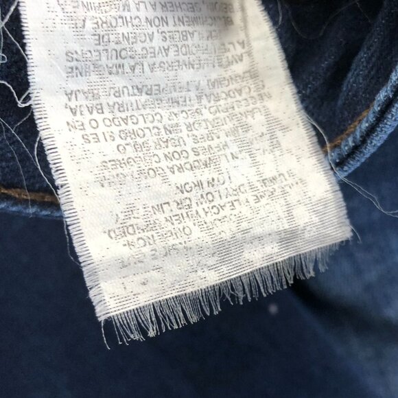 Lee Womens Jeans Size 14M Regular Fit Straight Leg Mid Rise Blue Denim Casual - Picture 10 of 15